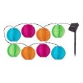 Rabalux - Łańcuch solarny LED 8xLED/0,48W/1,2V 4,3 m IP44 600 mAh