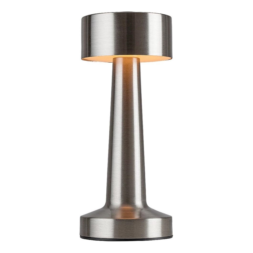 Rabalux - LED Akumulatorowa  dotykowa lampa stołowa LED/2,7W/5V 1200mAh 3000/4000/6000K matowy chrom