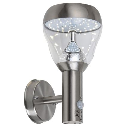 Rabalux - LED Kinkiet zewnętrzny z czujnikiem LED/8,5W/230V IP44