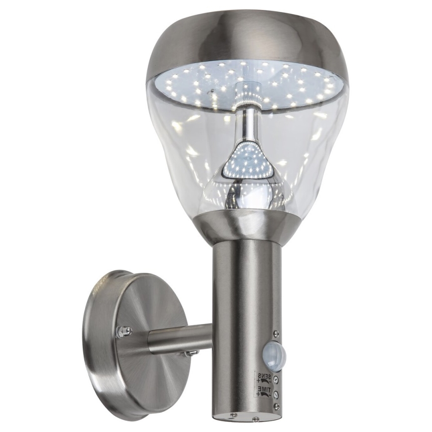 Rabalux - LED Kinkiet zewnętrzny z czujnikiem LED/8,5W/230V IP44