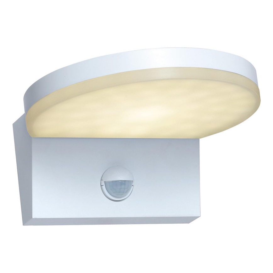 Rabalux - LED Kinkiet zewnętrzny z czujnikiem LED/9W/230V 2700/4000/6500K IP54 biały
