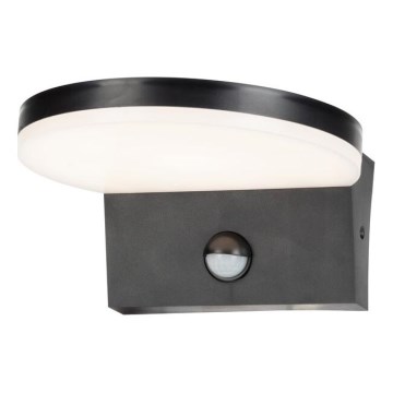 Rabalux - LED Kinkiet zewnętrzny z czujnikiem LED/9W/230V 2700/4000/6500K IP54 czarny