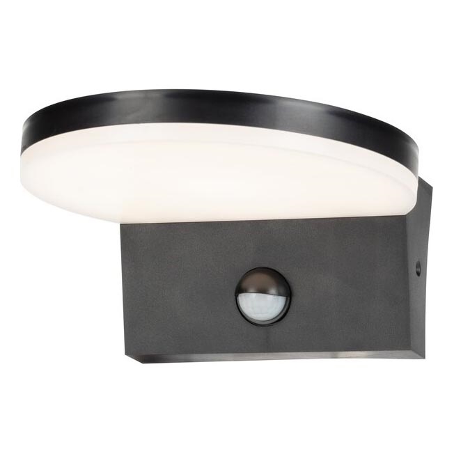 Rabalux - LED Kinkiet zewnętrzny z czujnikiem LED/9W/230V 2700/4000/6500K IP54 czarny