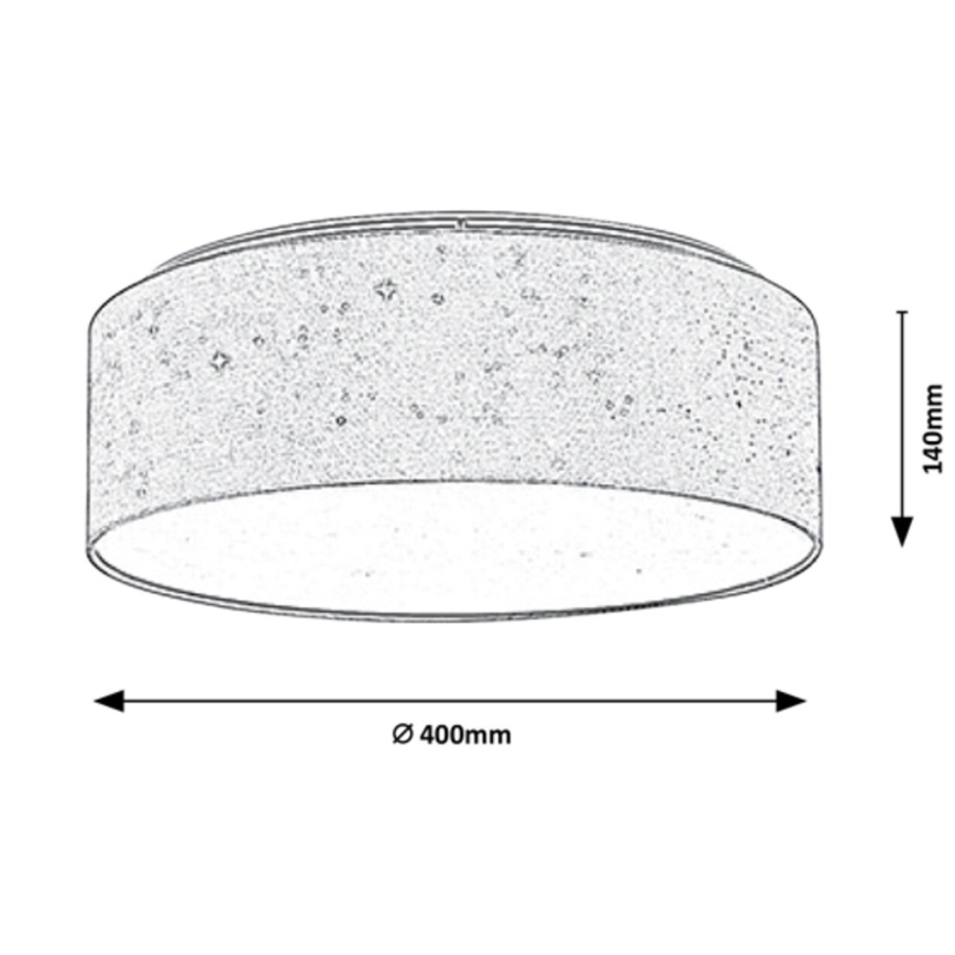 Rabalux - LED Lampa sufitowa LED/22W/230V kremowa