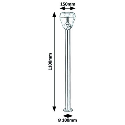 Rabalux - LED Lampa zewnetrzna LED/8W/230V IP44