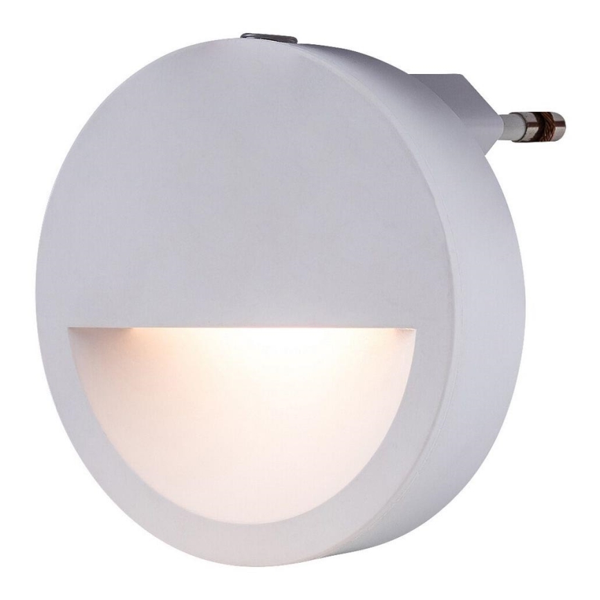 Rabalux - LED Lampka nocna z czujnikiem zmierzchu LED/0,5W/230V 3000K śr. 65 matowe