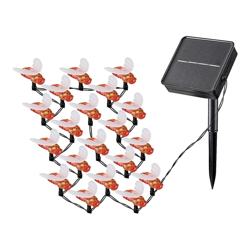 Rabalux - LED Łańcuch solarny 20xLED/0,06W/1,2V IP44 600 mAh