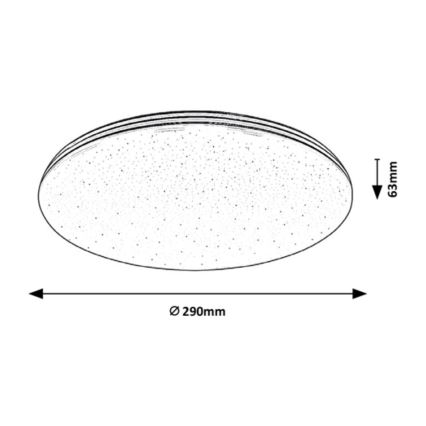 Rabalux - LED Łazienkowe oświetlenie sufitowe LED/20W/230V IP44