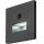 Rabalux - LED oprawa schodowa z czujnikiem ruchu i zmierzchu LED/1W/230V 3000/4500/6500K czarna