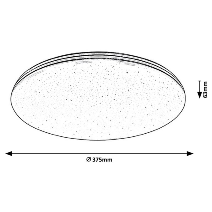 Rabalux - Plafon łazienkowy LED/30W/230V IP44 śr. 37,5 cm