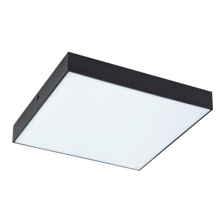 Rabalux - LED oprawa sufitowa LED/18W/230V 3000-6000K IP44 czarna 17,5x17,5 cm