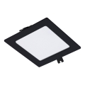 Rabalux - LED Oprawa wpuszczana LED/6W/230V 12x12 cm czarna