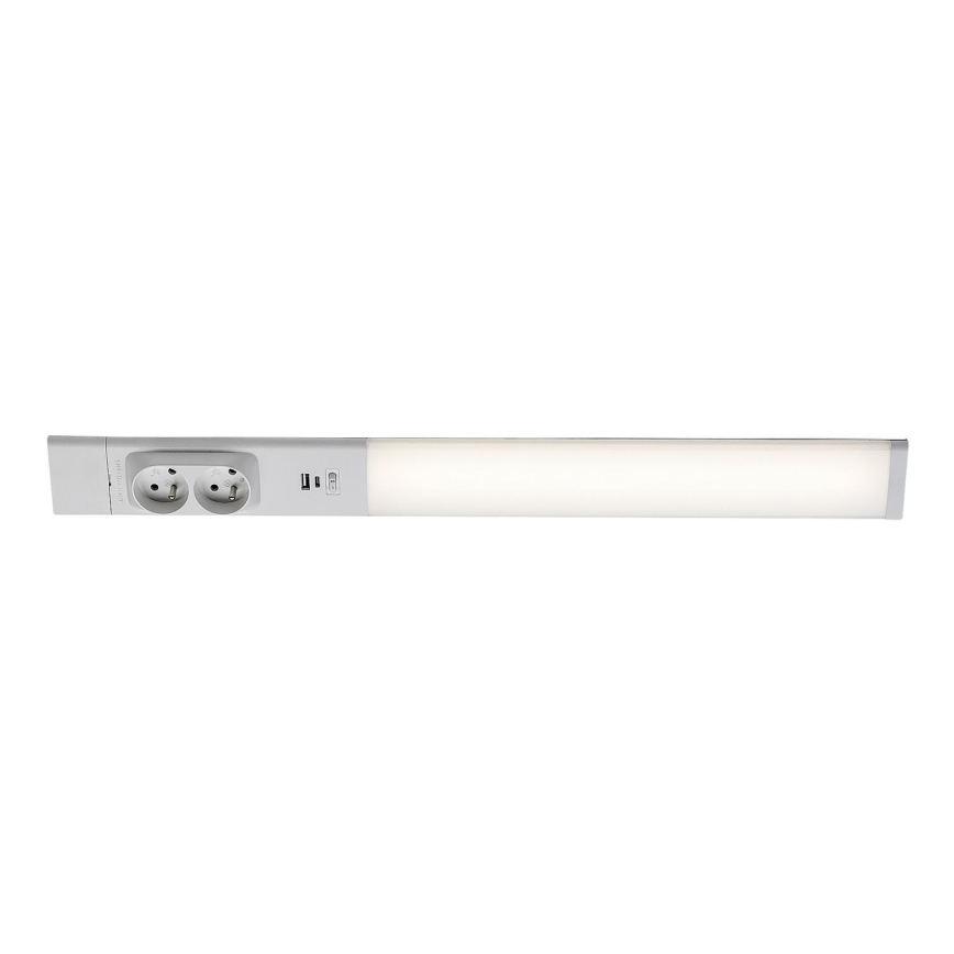 Rabalux - LED Oświetlenie blatu kuchennego z gniazdami LED/18W/230V 4000K 60 cm biały