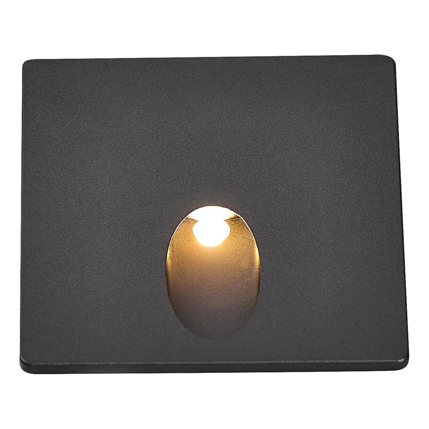 Rabalux - LED Oświetlenie schodowe zewnętrzne LED/3W/230V IP54 3000K czarny