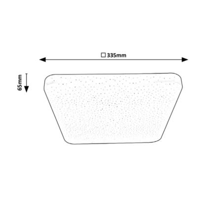Rabalux - LED Oświetlenie sufitowe LED/18W/230V