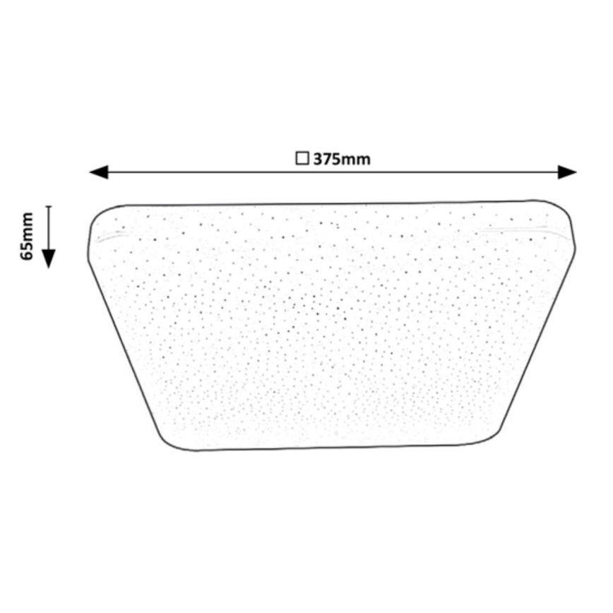 Rabalux - LED Oświetlenie sufitowe LED/24W/230V