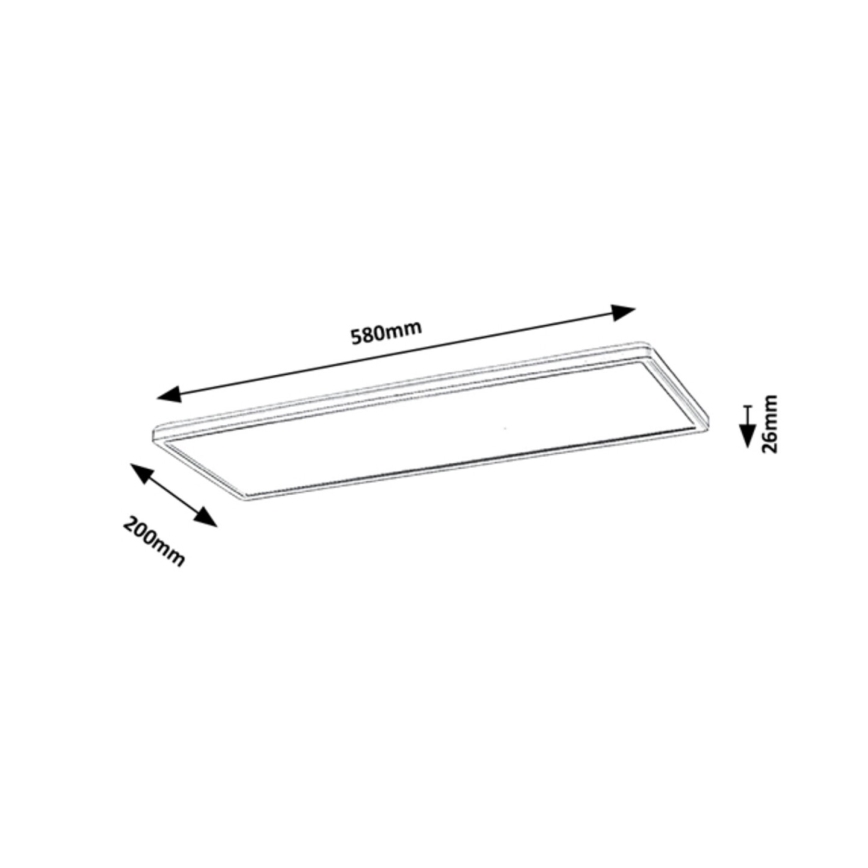 Rabalux - LED Panel natynkowy LED/22W/230V