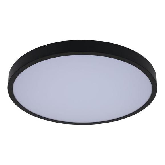 Rabalux - LED Plafon łazienkowy LED/12W/230V 3000/4000/6000K IP44 śr. 25,5 cm czarny