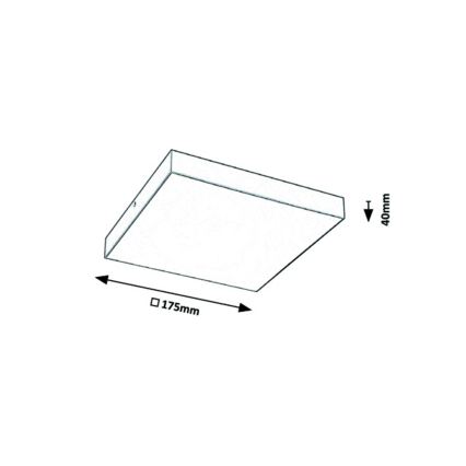 Rabalux - LED Plafon łazienkowy LED/18W/230V 3000-6000K IP44 biały