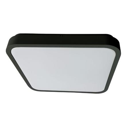 Rabalux - LED Plafon łazienkowy LED/24W/230V 3000/4000/6000K IP44 29x29 cm czarny