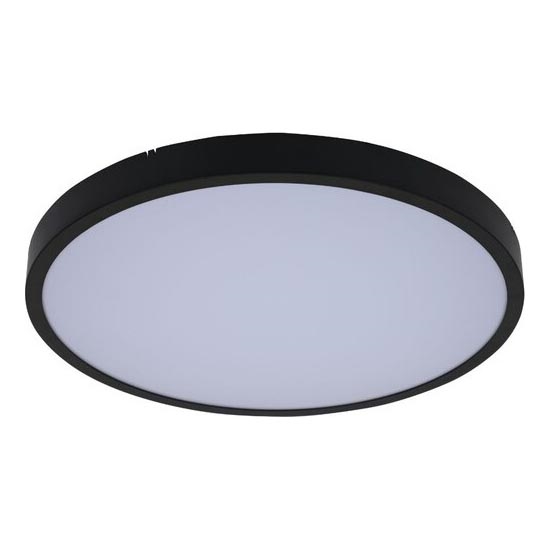 Rabalux - LED Plafon łazienkowy LED/24W/230V 3000/4000/6000K IP44 śr. 35,5 cm czarny
