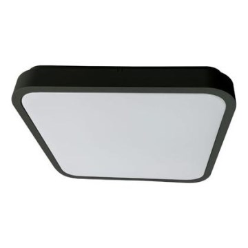 Rabalux - LED Plafon łazienkowy LED/36W/230V 3000/4000/6000K IP44 42x42 cm czarny