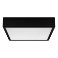 Rabalux - LED Plafon LED/22W/230V 3000/4000/6000K 21x21 cm czarny