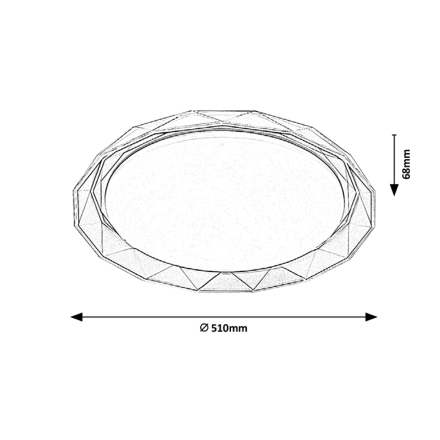 Rabalux - LED Plafon LED/48W/230V śr. 51 cm