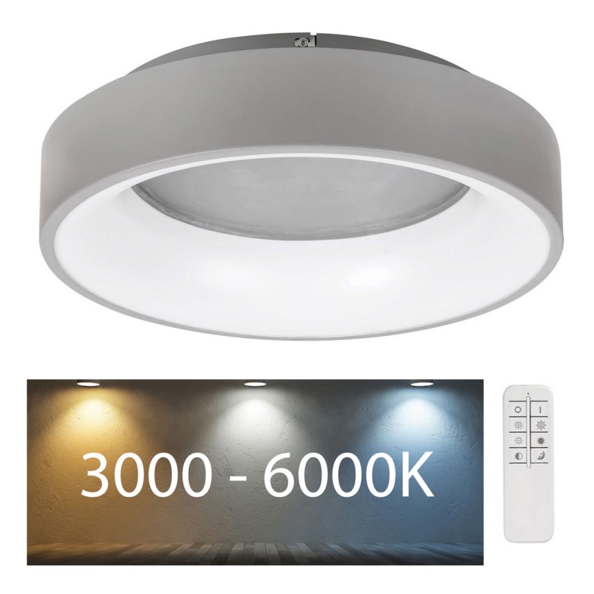 Rabalux - LED Plafon ściemnialny LED/24W/230V okrągły 3000-6000K śr. 45 cm + zdalne sterowanie