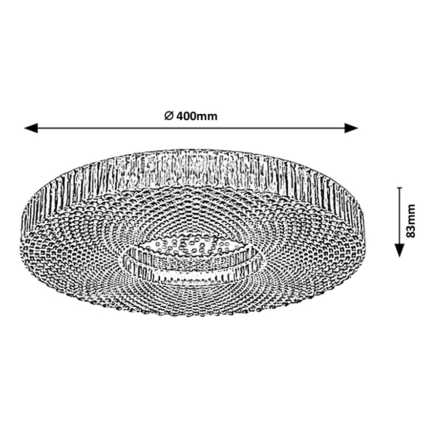 Rabalux - LED Plafon ściemnialny LED/36W/230V 3000-6000K + pilot zdalnego sterowania