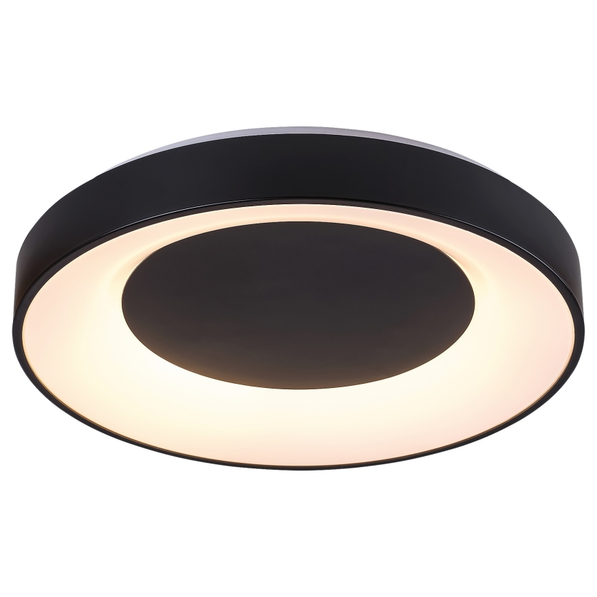 Rabalux - LED Plafon ściemnialny LED/38W/230V czarny 3000-6500K + zdalne sterowanie śr. 48 cm