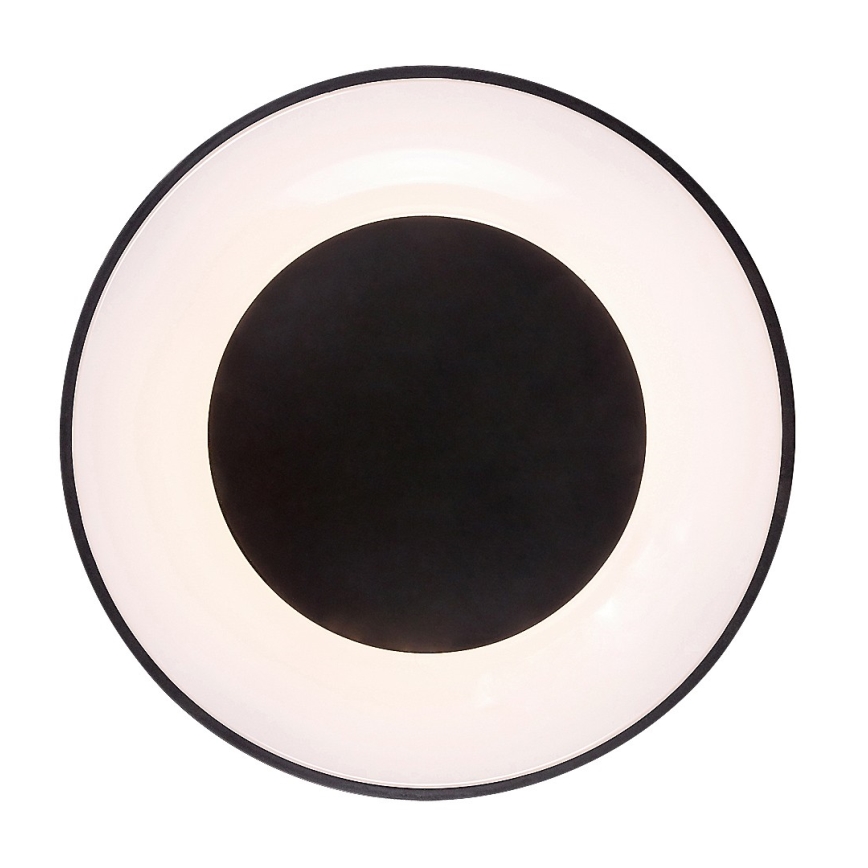 Rabalux - LED Plafon ściemnialny LED/38W/230V czarny 3000-6500K + zdalne sterowanie śr. 48 cm