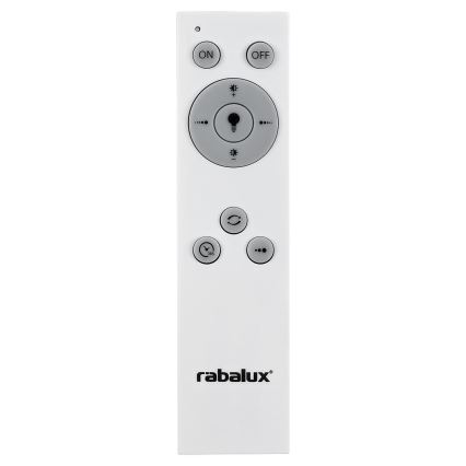 Rabalux - LED Plafon ściemnialny LED/38W/230V czarny 3000-6500K + zdalne sterowanie śr. 48 cm