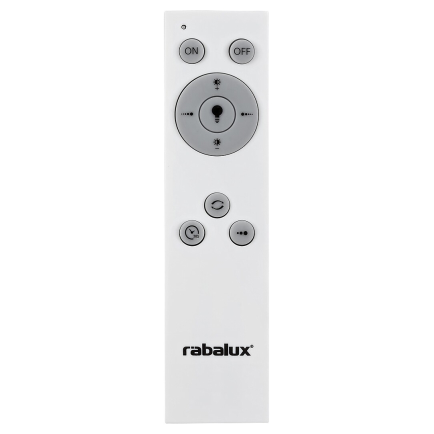 Rabalux - LED Plafon ściemnialny LED/38W/230V czarny 3000-6500K + zdalne sterowanie śr. 48 cm