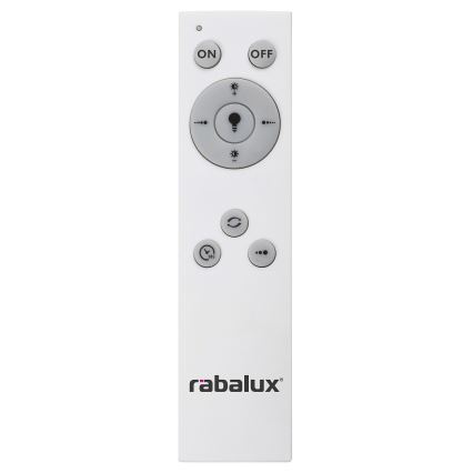 Rabalux - LED Plafon ściemnialny LED/38W/230V czarny 3000-6500K + zdalne sterowanie śr. 48 cm