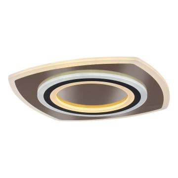 Rabalux - LED Plafon ściemnialny LED/60W/230V 3000/4000/6000K matowy chrom/czarny + zdalne sterowanie
