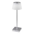 Rabalux - LED regulowana lampka biurkowa z ładowaniem LED/4W/3,7V 1800 mAh 3000-5000K IP44 srebrna