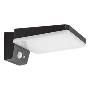 Rabalux - LED regulowane solarne kinkiet z czujnikiem LED/4,4W/3,7V IP54 czarny 2200 mAh