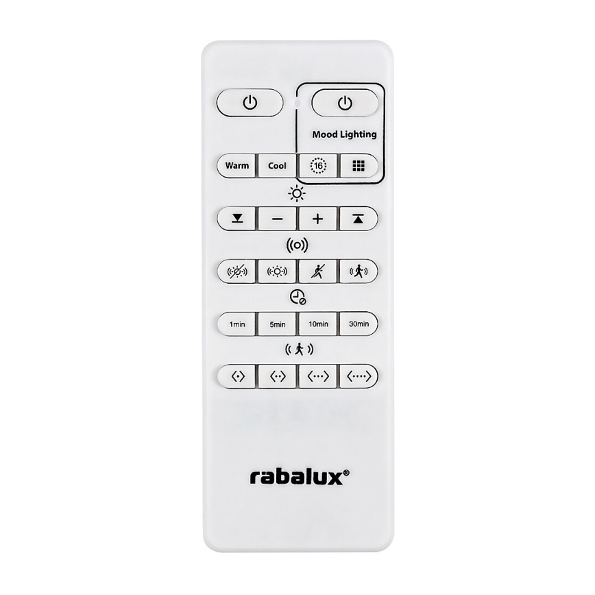 Rabalux - LED RGB Plafon ściemnialny z czujnikiem LED/28W/230V 2700-5000K + pilot zdalnego sterowania