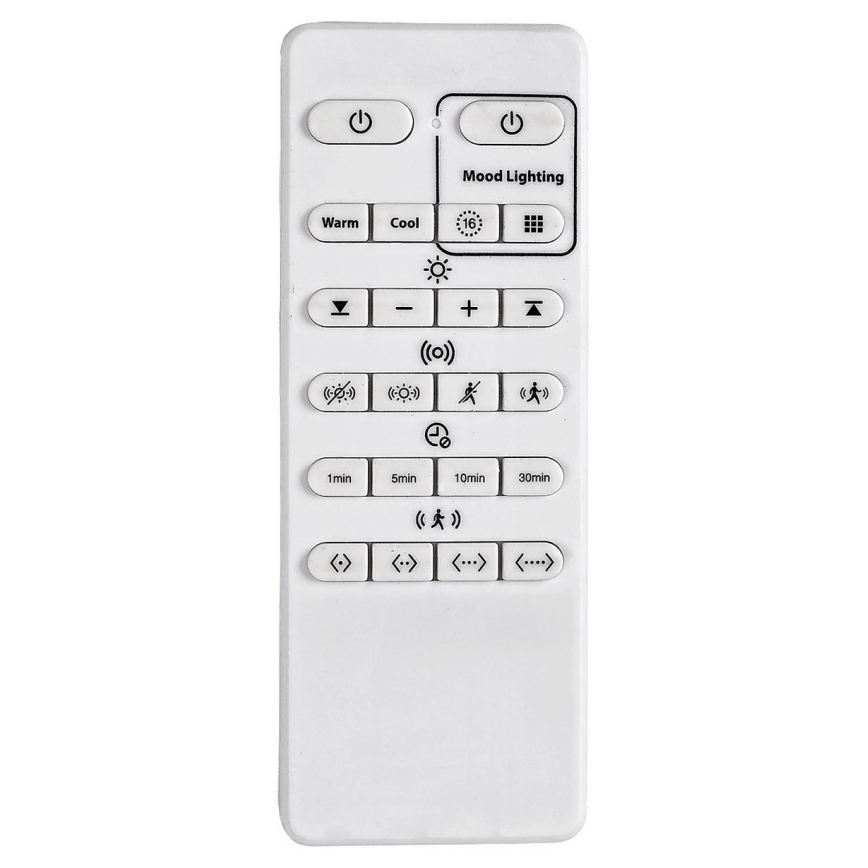 Rabalux - LED RGB Plafon ściemnialny z czujnikiem LED/28W/230V 2700-5000K + pilot zdalnego sterowania