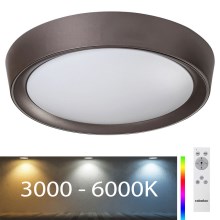Rabalux - LED RGB Ściemniana lampa sufitowa LED/24W/230V + pilot 3000-6000K