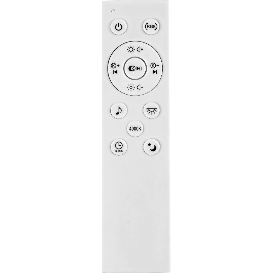Rabalux - LED RGB Ściemniana lampa sufitowa z głośnikiem LED/18W/230V + pilot