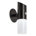 Rabalux - LED RGB Solarna lampa ścienna z czujnikiem LED/1W/3,7V IP44 czarna 1200 mAh