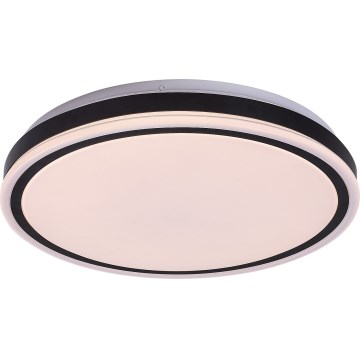 Rabalux - LED ściemnialna oprawa sufitowa LED/20W/230V 3000-6500K śr. 38,5 cm czarna + zdalne sterowanie