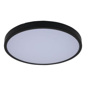 Rabalux - LED Ściemnialny plafon łazienkowy LED/24W/230V 3000-6000K IP44 śr. 35,5 cm czarny + zdalne sterowanie