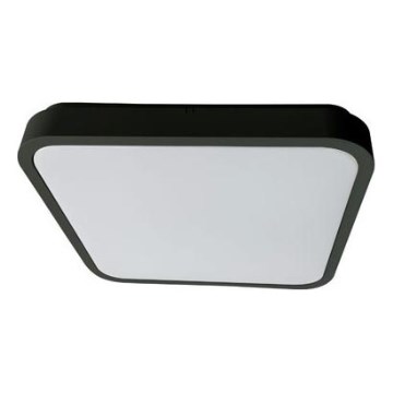 Rabalux - LED Ściemnialny plafon łazienkowy LED/36W/230V 3000-6000K IP44 42x42 cm czarny + zdalne sterowanie