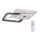 Rabalux - LED ściemnialny przysufitowy żyrandol LED/48W/230V 3000K/4000K/6000K + z pilotem 49,5x49,5 cm