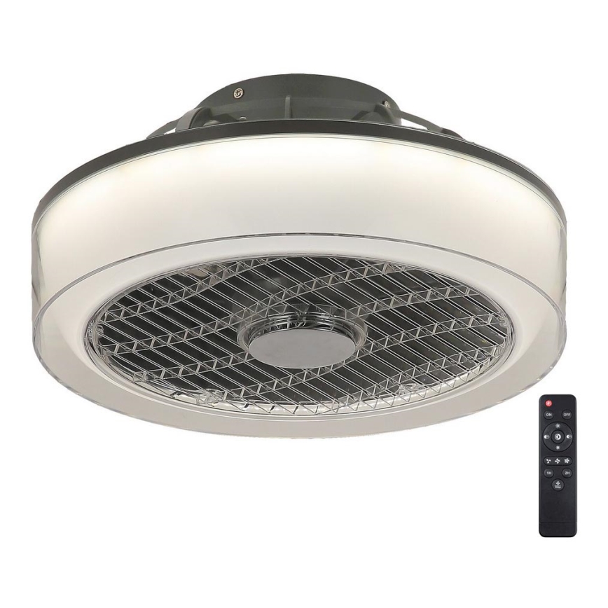 Rabalux - LED Ściemniana lampa sufitowa z wentylatorem LED/30W/230V + pilot 3000-6000K