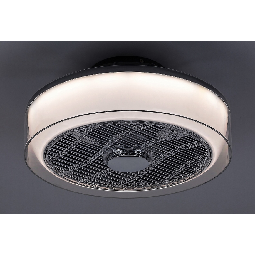 Rabalux - LED Ściemniana lampa sufitowa z wentylatorem LED/30W/230V + pilot 3000-6000K