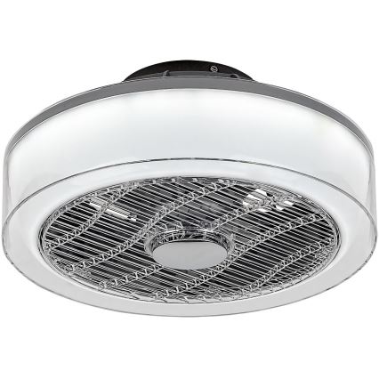 Rabalux - LED Ściemniana lampa sufitowa z wentylatorem LED/30W/230V + pilot 3000-6000K